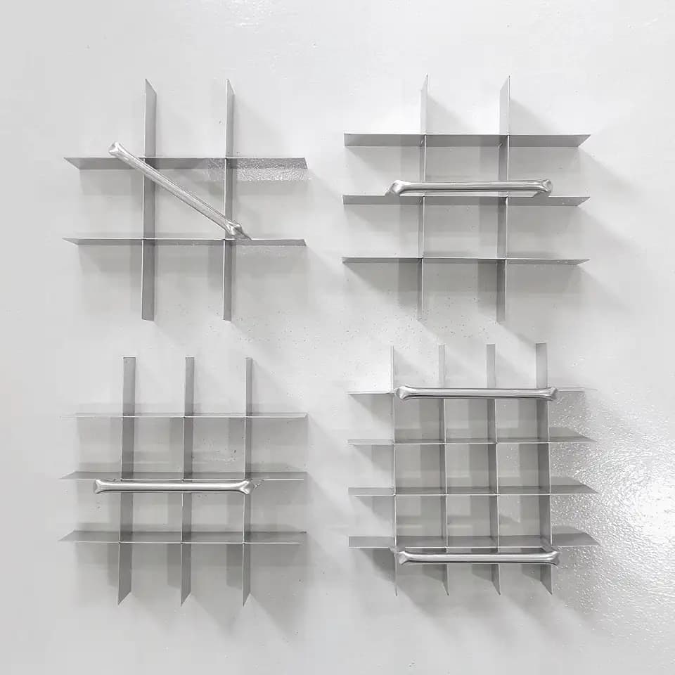 Brownie Cutter Stainless 100% 8,9,10,11,12 Inch Heavy duty Baking Pan or Slicer Ensures Perfect Crispy Edges baking pan Bakeware for Oven Baking Bakeware Cake portion cutter (Cutter 8x8" 16 Pcs.)