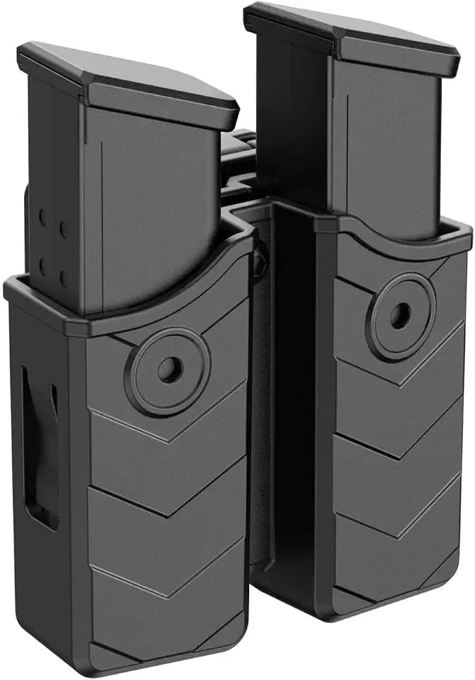 Universal Double Magazine Pouch, 9mm .40 Double Stack Mag Holder