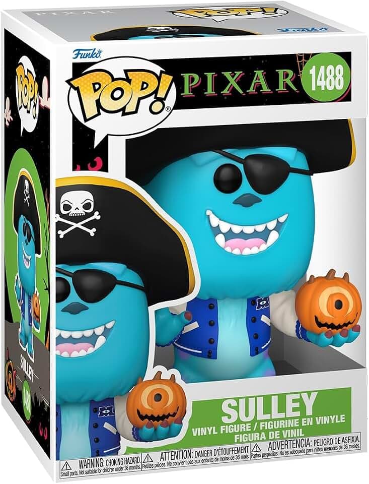 Funko POP! Disney Pixar: Halloween - Sulley | Offizielles Cartoon/Animation Merch - Vinyl Sammelfigur als Regal Deko - Geschenkidee zum Geburtstag für Fans und Sammler