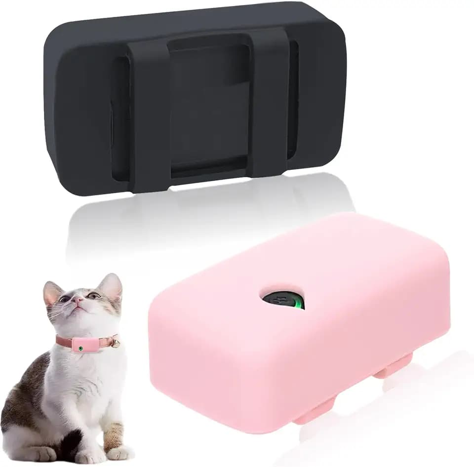 Silikon-Halterung, kompatibel mit Tractive Cat Mini GPS-Tracker, 2 Stück