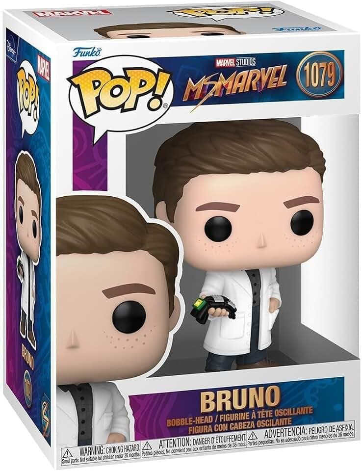 Funko Pop! Marvel: Ms. Marvel - Bruno - Vinyl-Sammelfigur - Geschenkidee - Offizielle Handelswaren - Spielzeug Für Kinder und Erwachsene - TV Fans - Modellfigur Für Sammler und Display