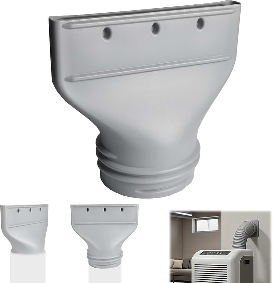 Klimaanlage Abluftschlauch Adapter Flach für Fenster, Abluftschlauch Klimagerät Adapter 130mm/150mm für Dachfenster, Zubehör für Mobile Klimaanlages Trockner Auto Abzug