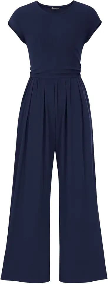 PRETTYGARDEN Summer Jumpsuits for Women Dressy Casual