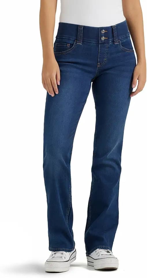 Riders Womens Pull on Waist Smoother Boot Cut Jean