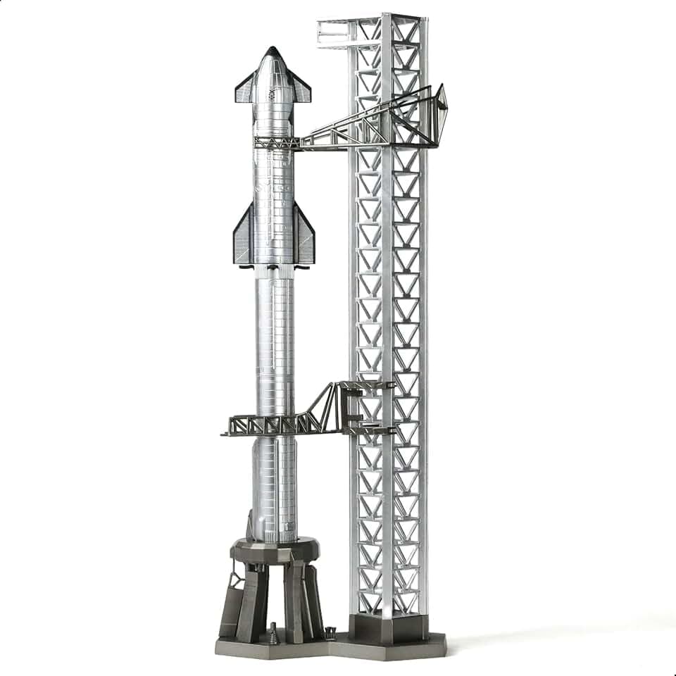 QIYUMOKE 1:400 Starship Modell mit Ständer für SpaceX