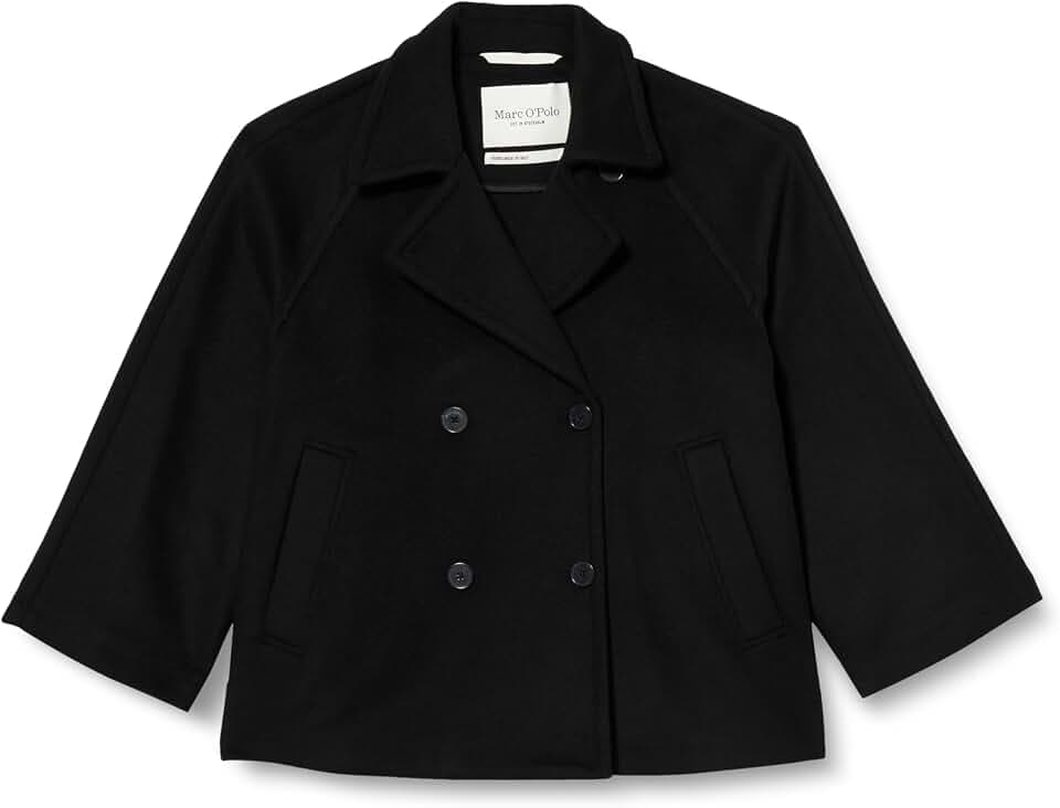 Marc O'Polo Damen Cabanjacke mit Reverskragen elegant