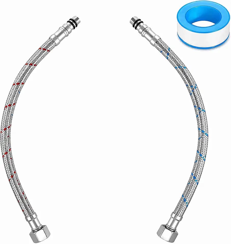 2 Stück Flexschlauch 3/8 Verlängerung, G3/8 x M10