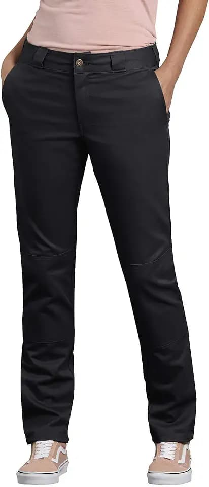 Dickies Womens Double Knee Work Pant with Stretch Twill