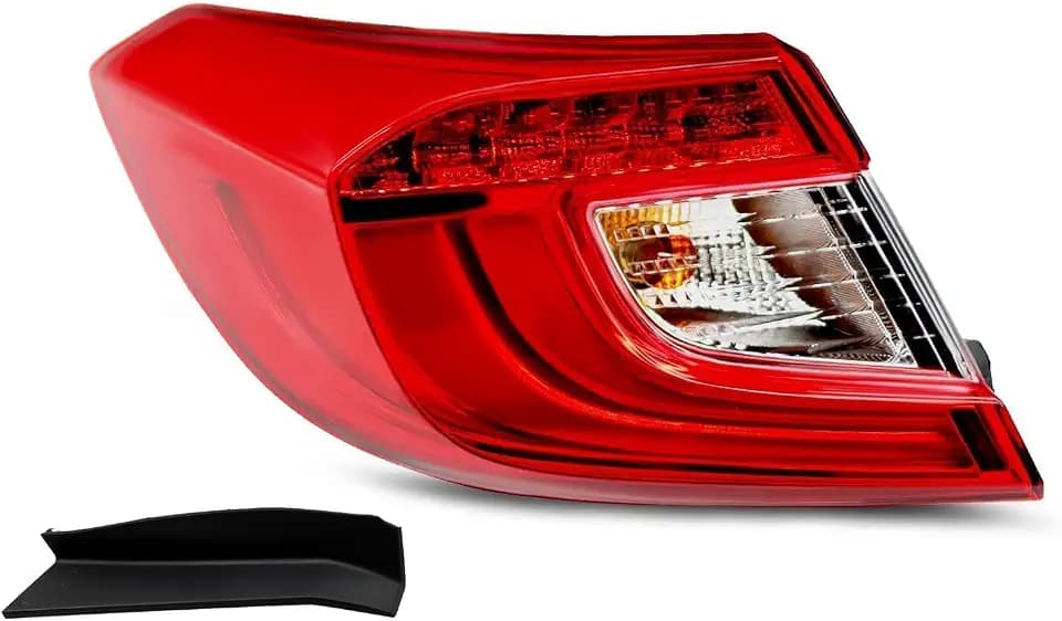 Left Outer Tail Light Compatible with Accord 2018-2022