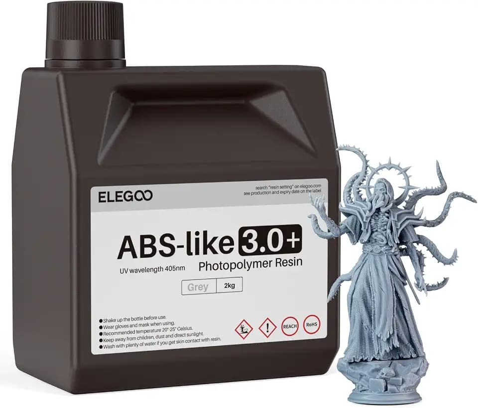 ELEGOO ABS-Like 3.0+ 3D Printer Resin Grey 2000g