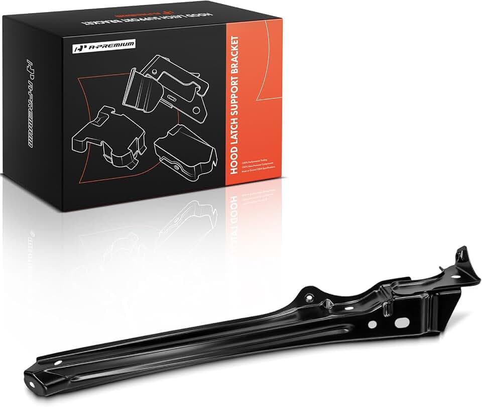 A-Premium Front Side Steel Hood Latch Support