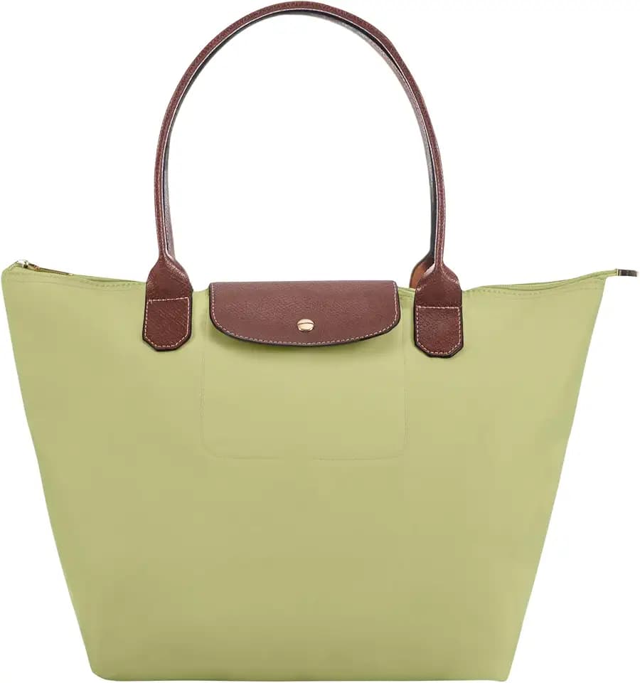 Tote Bag for Women Foldable Shoulder Bag Nylon Weekend Hobo Handbag