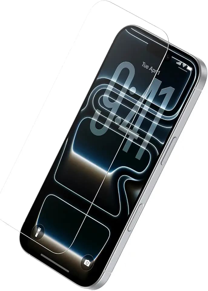Belkin ScreenForce UltraGlass 2 Screen Protector for iPhone 17 Pro, 25X Stronger Glass, Scratch-Resistant & Impact Protection, Easy Align Tray for Bubble-Free Application