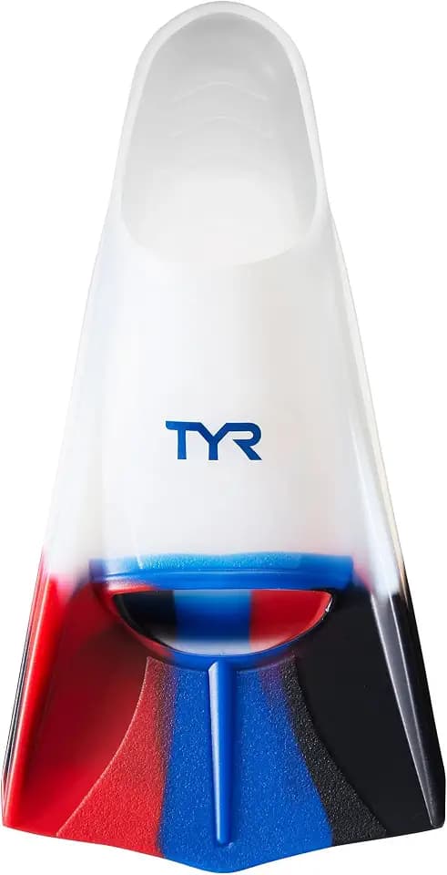 TYR Stryker Silicone Fins - Short Blade Swimming Training Scuba Flippers