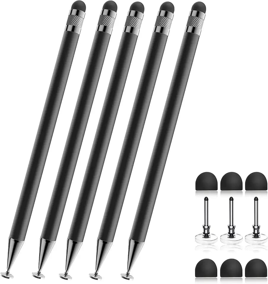 Bopomofo Stylus(5 Pcs),2-in-1 Stylus Pen for Touchscreen,Capacitive Stylus