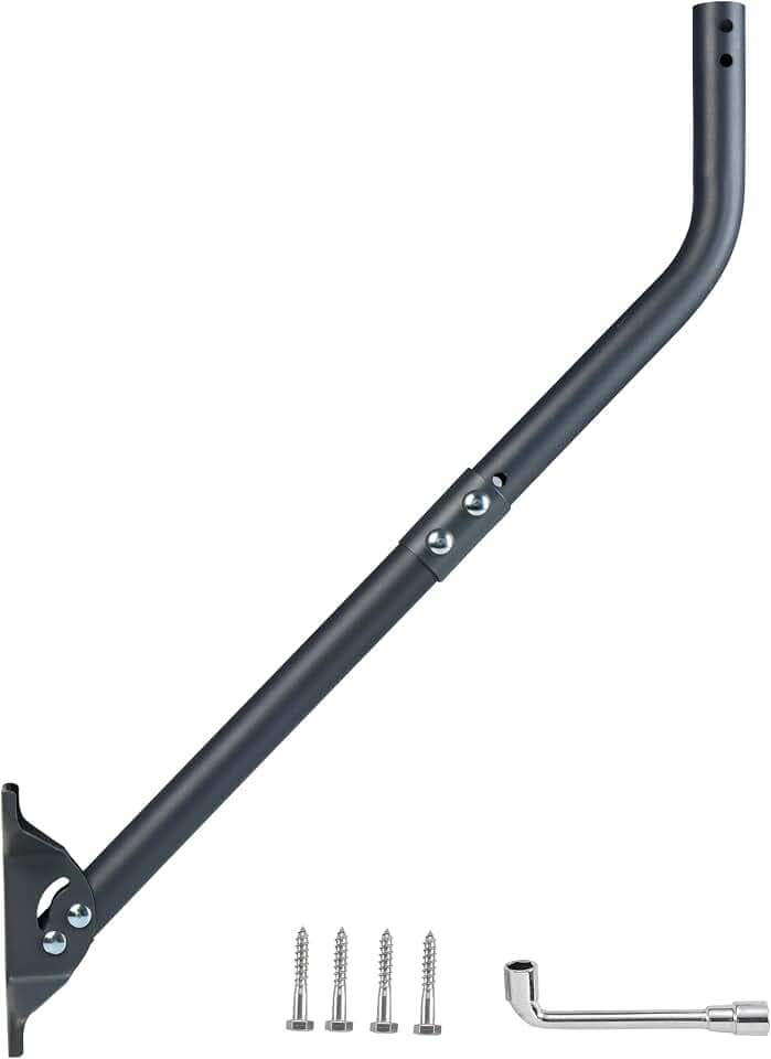 CEKAY Antenna Mount J-Pole 1.5x35in for Antenna, Weather Station & Starlink