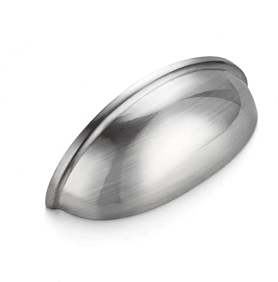 Ravinte Brushed Nickel Drawer Pulls Cabinet Cup Pulls 3 Inch 15 Pack