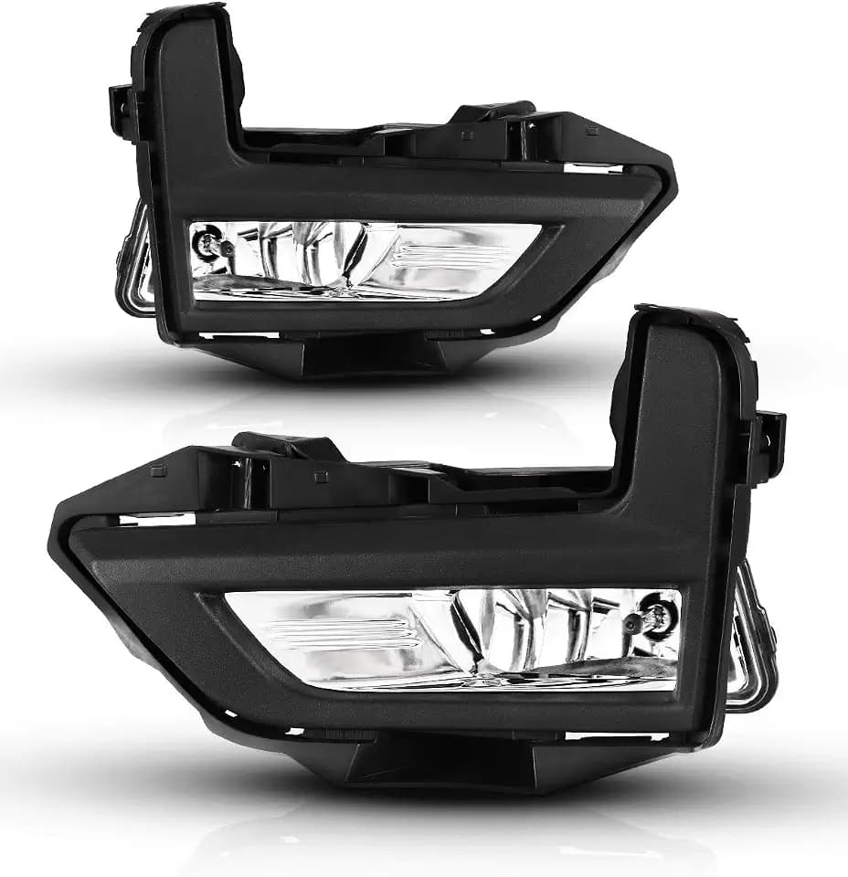 Fog Lights For Nissan Rogue 2017-2020 (Not Fit Sport Model) With Clear Lens Fog Light Assembly 2PCS OEM Replacement Fog Lamps (Switch and Wiring Kit Included)