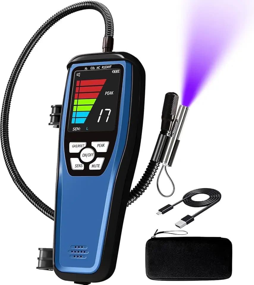 ALD-200 Refrigerant Leak Detector HVAC with 3 Sensitivity Modes & 2 Alarms