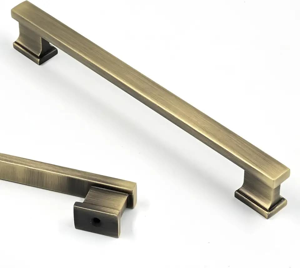 Asidrama 10 Pack 11.3 inch Brushed Antique Bronze Kitchen Cabinet Handles