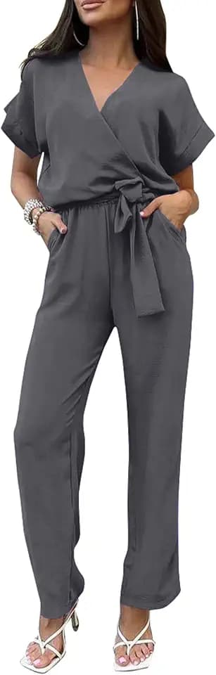 PRETTYGARDEN Women's One Piece Jumpsuits Dressy Casual