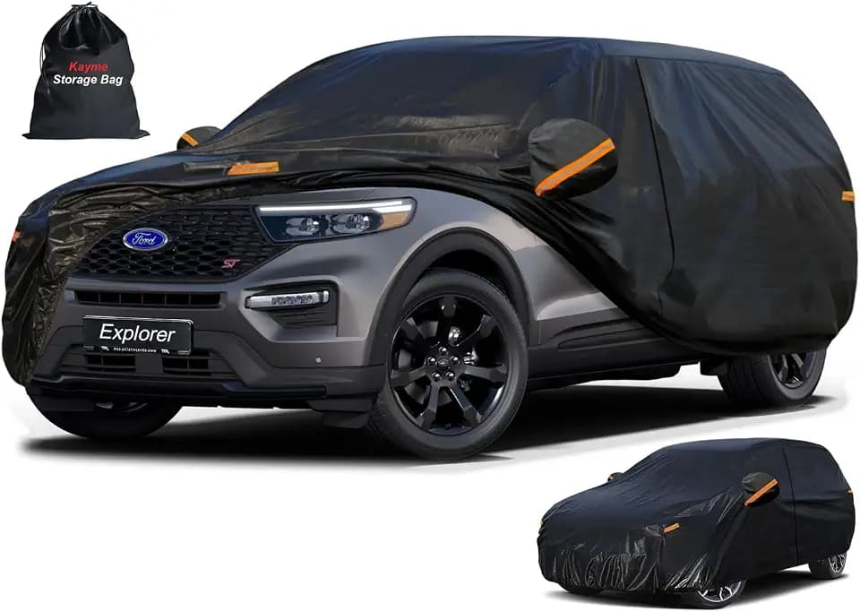 Kayme 7 Layers Waterproof SUV Car Cover for Ford Explorer 2006-2026