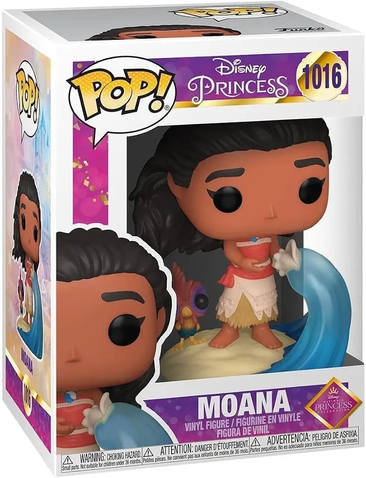 Funko Pop! Disney: Ultimate Princess - Moana - Disney Princesses - Disney Prinzessinnen - Vinyl-Sammelfigur - Geschenkidee - Offizielle Handelswaren - Spielzeug Für Kinder und Erwachsene
