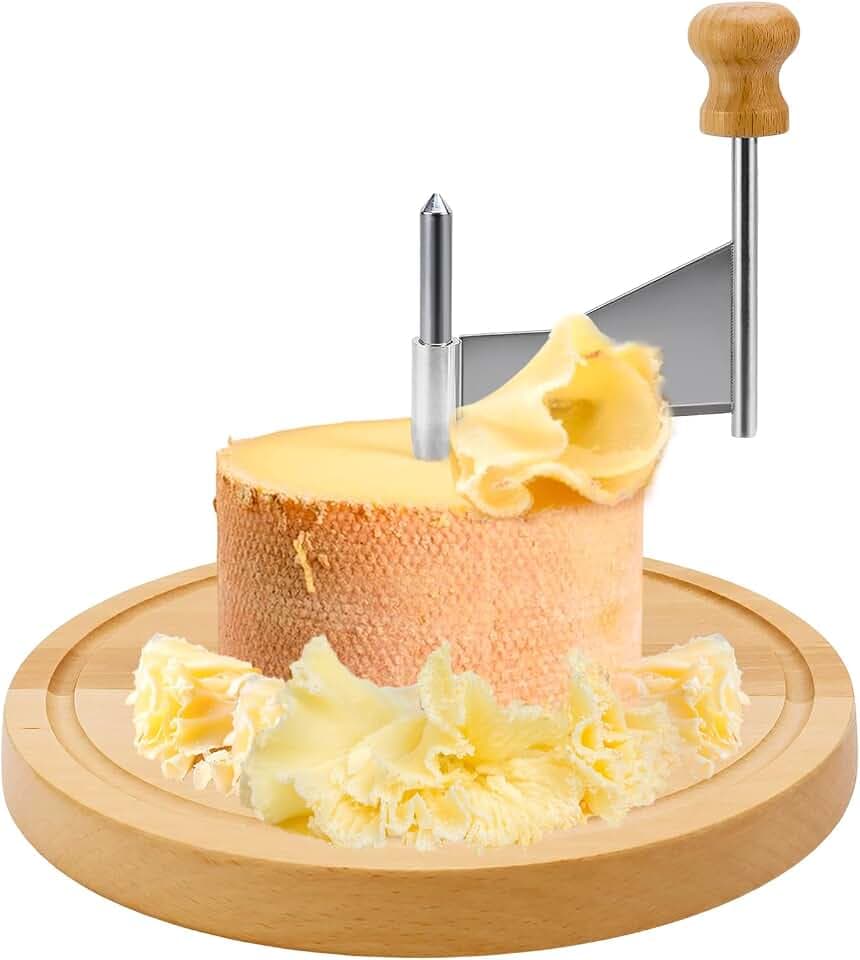 Käsehobel Rund Käseschaber Cheese Slicer für Tete de Moine