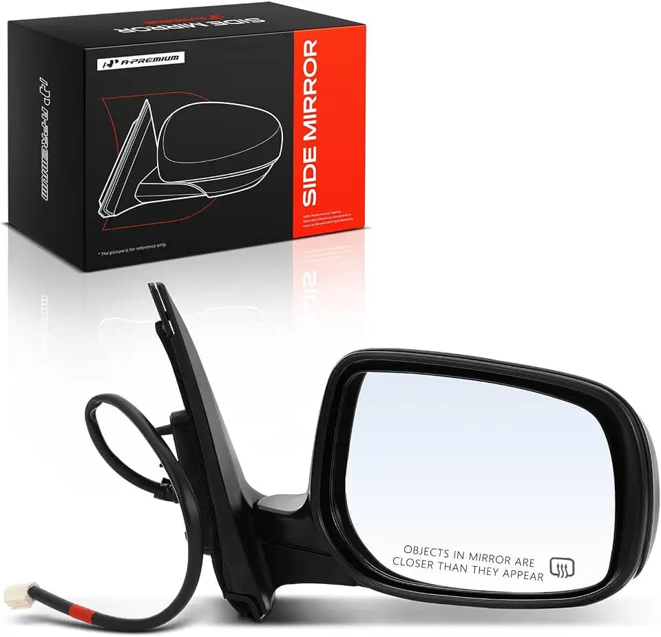 A-Premium Passenger Side Power Door Mirror Compatible with Toyota