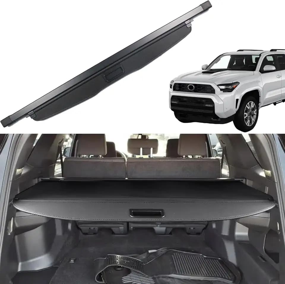 Cargo Cover for Toyota 4Runner 2025 2026 Accessories Rear Trunk Cover Rear Trunk Security Cover Shielding Shade