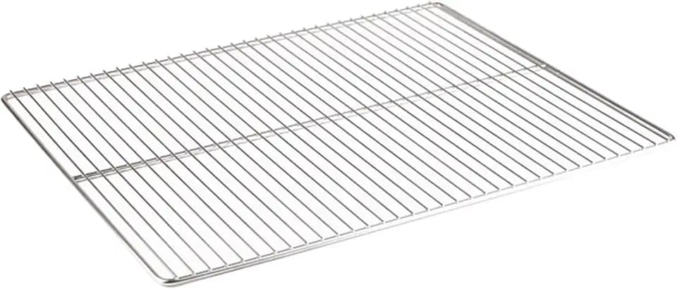 APS GN 1/1 Rost, Küchenrost, Küchenhelfer, Küchengitter, elektrolytisch poliert, Drahtstärke 3mm, Rahmendraht 6mm, 32,5 x 53 cm, Edelstahl 18/10, extra schwere Qualität