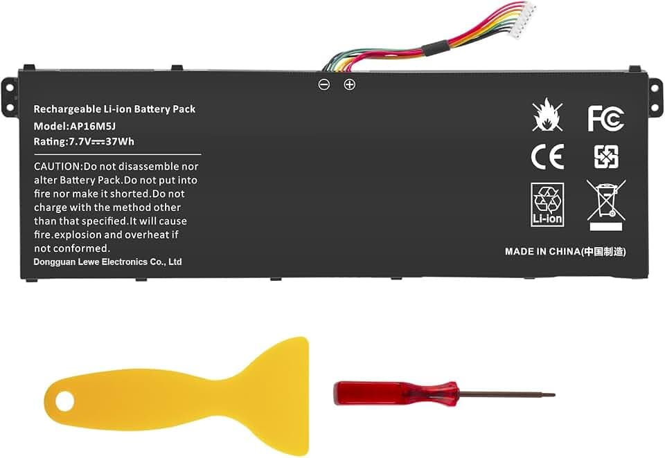 ASUNCELL AP16M5J Laptop Battery for Acer Aspire A114-31 A314-31 A315-21 A315-51 A515-51 ES1-523-24CW ES1-523-20DG 2ICP4/80/104