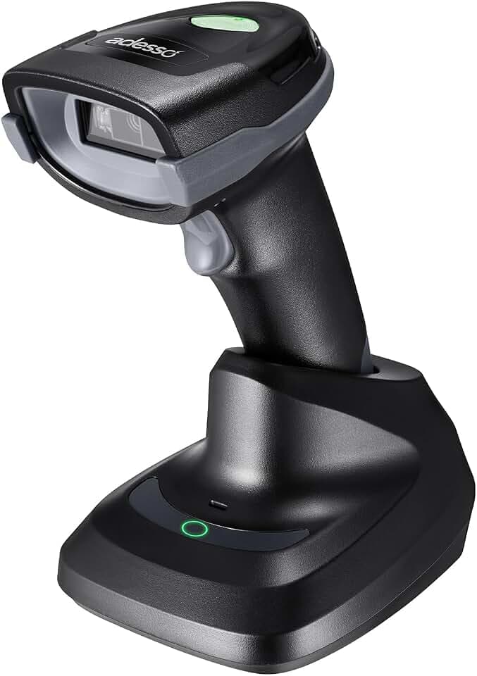 Adesso NuScan 3000 Wireless 2D Barcode Scanner, 3-Mode