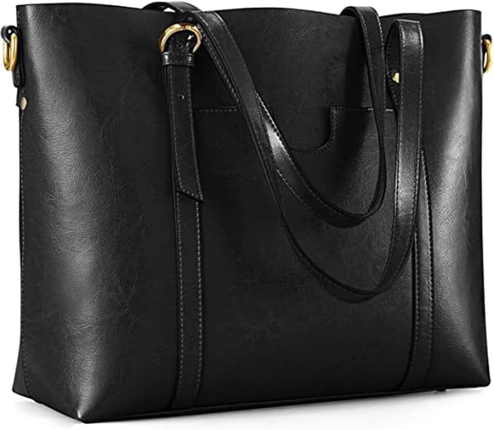 Kattee Genuine Leather Tote Bag for Women
