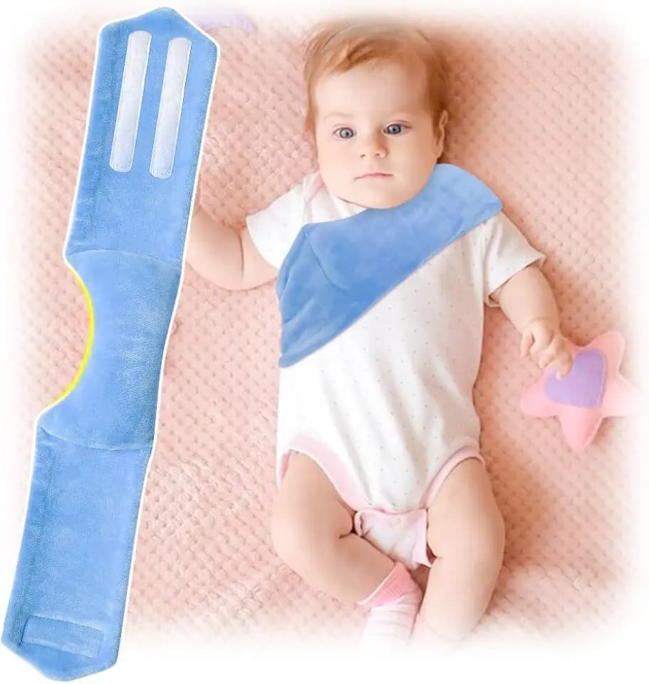 Torticollis Pillows for Infants Neck Support Newborn Toddler Car Seat Head Positioner for Traveling Baby Kid Head Correction Adjustable Soft Cusion