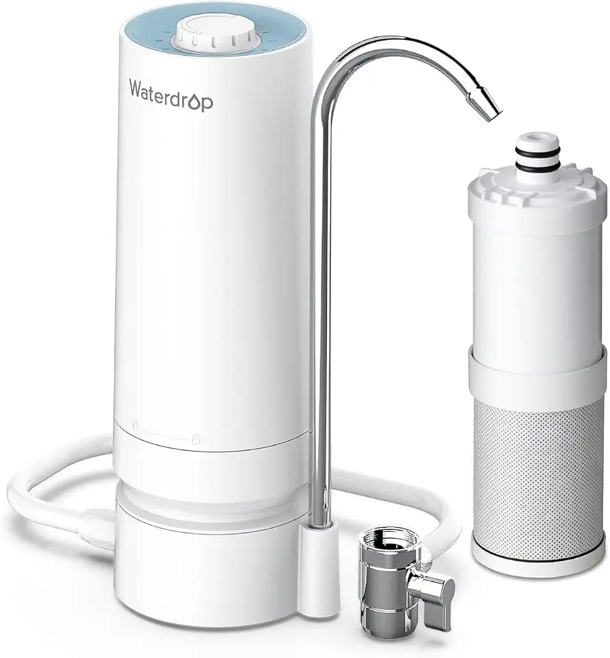 Waterdrop CTF-07 Arbeitsplatte Wasserfilter, 4000 Gallonen