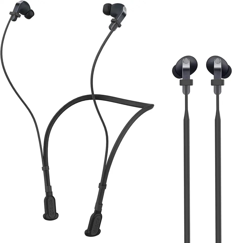 Compatible for Samsung Galaxy Buds 4 Pro (2026) /SamsungGalaxy Buds 4 (2026) Strap, Soft Silicone Neckband Holder, Anti-Lost Wire Cord for Gym, Wireless Headphone Anti-Lost Strap, Black