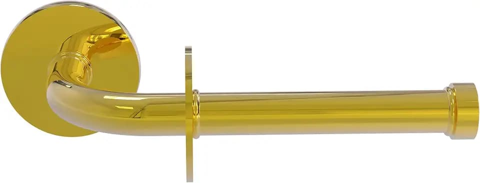 Allied Brass RM-24E-PB Remi Collection European Style Toilet Tissue Holder, Polished Brass