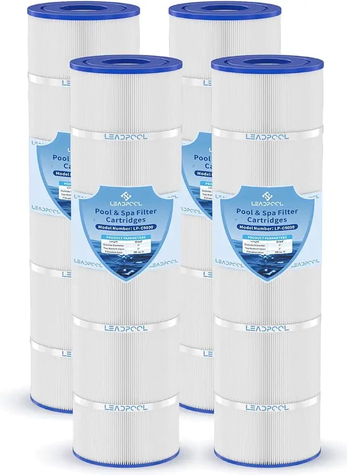 C5030 Pool Filter Cartridge Replacement for Hayward C5025,PA131-PAK4,CX1280XRE,FC-1227,C5020,Unicel C-7494,131x4 Sq.ft,4 Packs