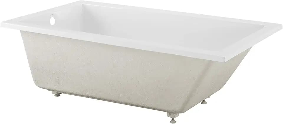 Swiss Madison Voltaire 66" x 36" Reversible Drain Drop-In Bathtub