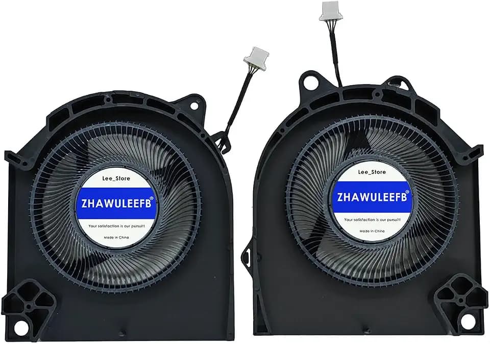 Replacement New CPU+GPU Cooling Fan for Dell G15 5530 RTX3060 RTX3070 12V 2023th ND8CC11-22E06 ND8CC12-22E07 EG75071S1-C280-S9A EG75071S1-C290-S9A DC12V Fan（Not Applicable to the 5V Model）