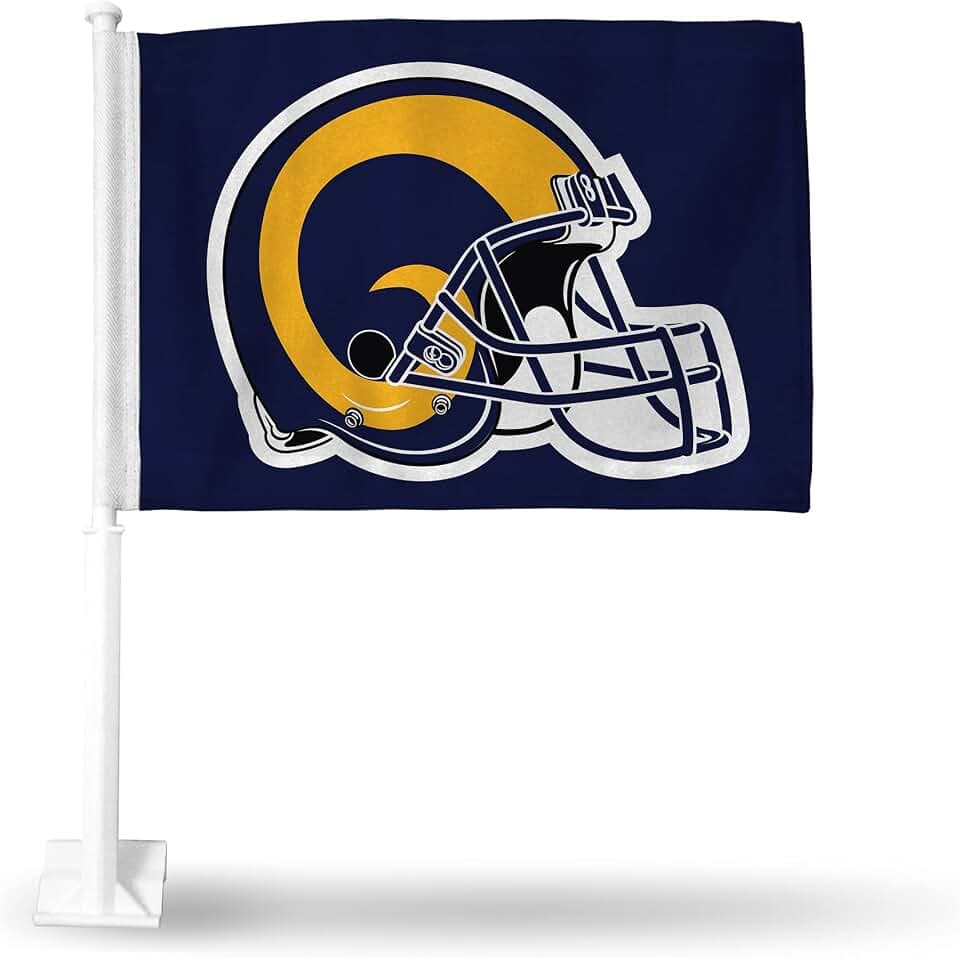 Rico Industries NFL Car Flag Double Sided Car Accessory