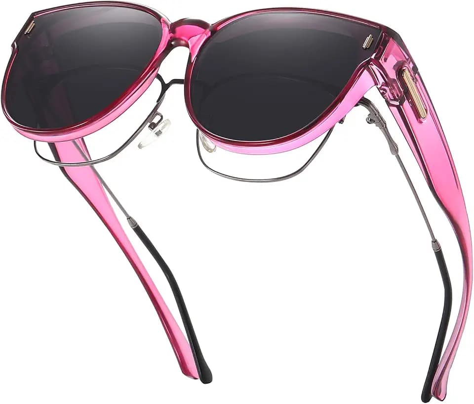 HAOLOTA Fit Over Glasses Sunglasses for Women Polarized