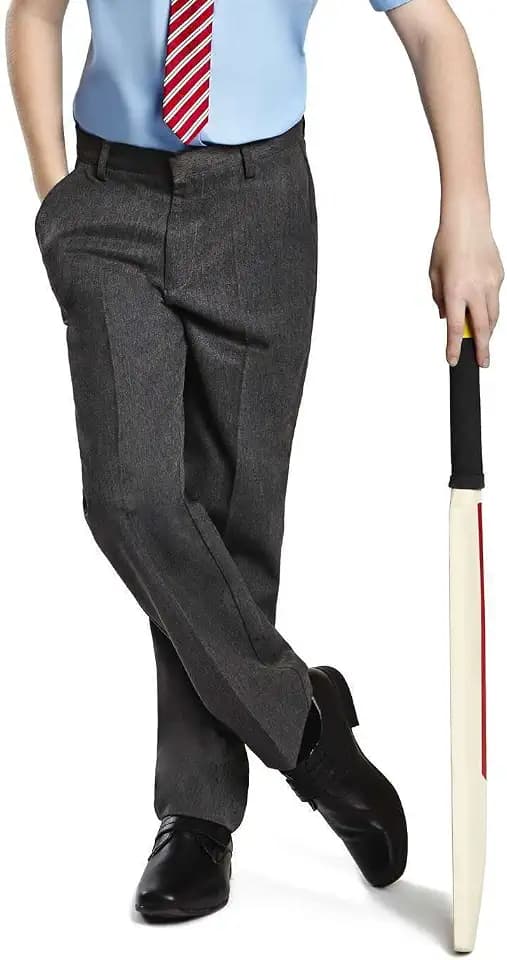Listers Schoolwear Jungen Schlupfhose mit Gummizug, Schwarz / Grau / Marineblau, Alter 2 3 4 5 6 7 8 9 10 11 12 13 14 15 16 17 18 Jahre