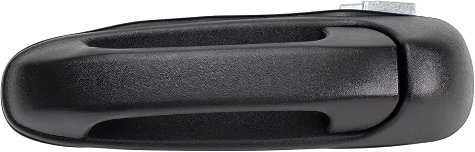 TRQ Rear Left Exterior Door Handle Black Drivers Side