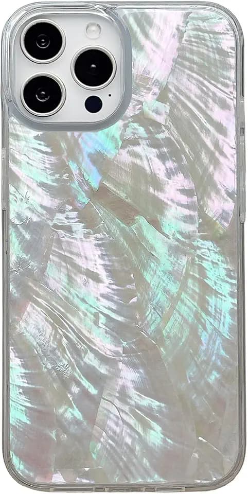Mother of Pearl Glitter Phone Case for iPhone 13 Pro Max