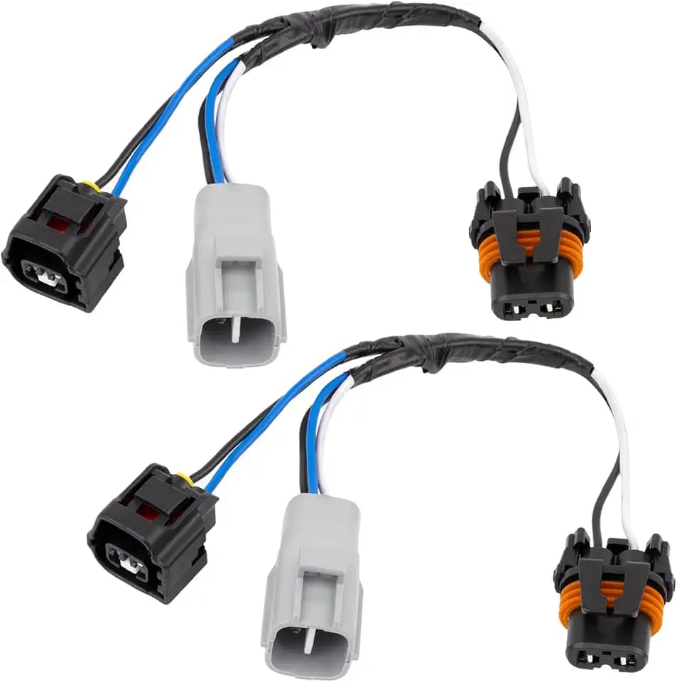 Headlight Conversion Wiring Adapter Harness for Toyota 4Runner 2021 2022 2023 2024 Replace OE 810020 Headlamp Converters Wire Harness 2PCS