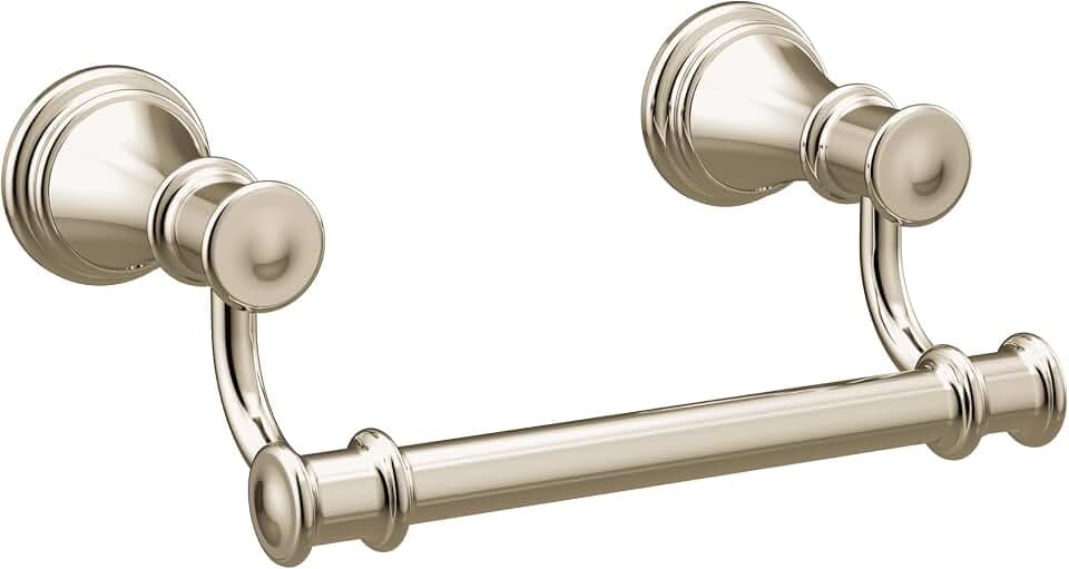 Moen YB6408NL Belfield Schwenkbarer Toilettenpapierhalter, Polierts Nickel
