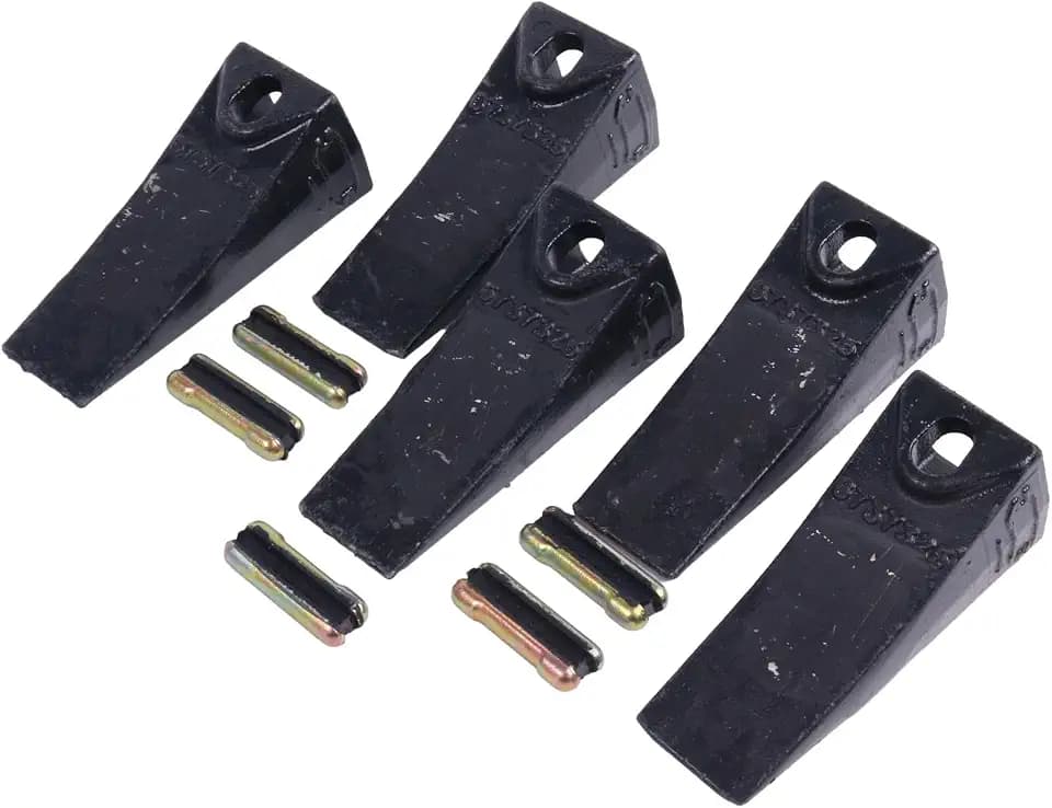 JZGRDN Bucket Tooth Teeth 6737325 & Flexpins 6737326 Compatible with Bobcat Style Skid Steer and Mini Excavator