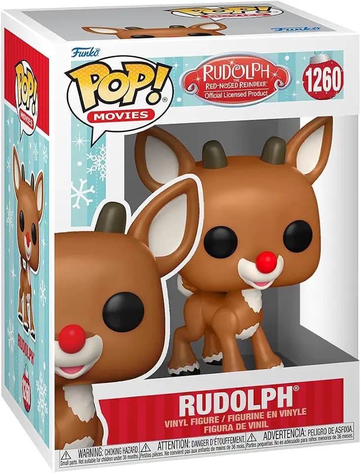 Funko Rudolph mit der roten Nase Rudolph Vinyl Figur 1260 Unisex Pop! Standard